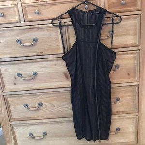 Andrew Marc zipper detail body on dress size 6